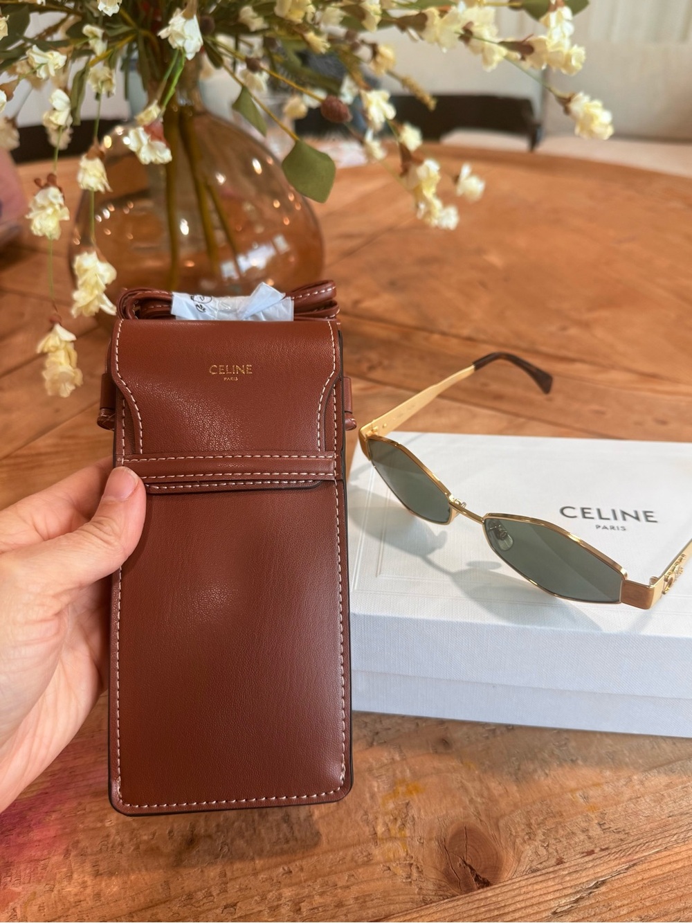 NEW IN BOX CELINE 2026 TRIOMPHE METAL 02 SUNGLASSES IN METAL - Picture 8 of 10